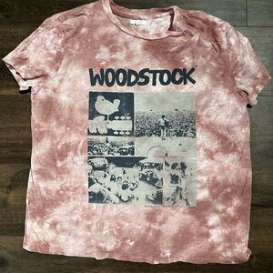 Woodstock Tie-Dye Graphic T-Shirt